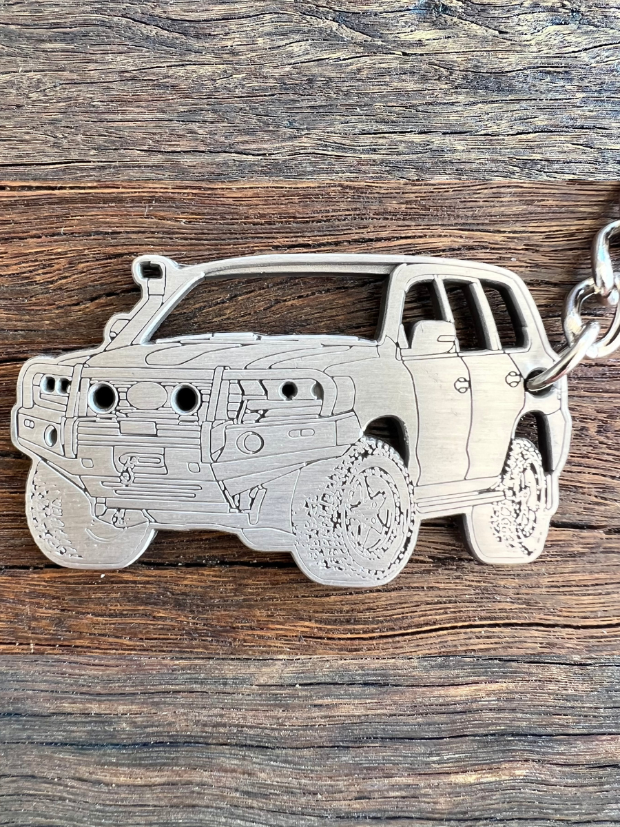 200 Series LandCruiser Metal Keyring