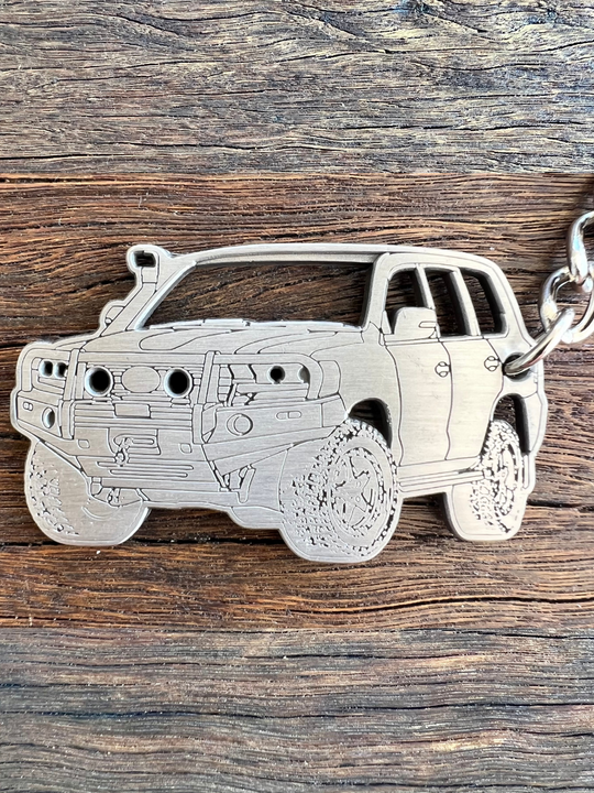 200 Series LandCruiser Metal Keyring