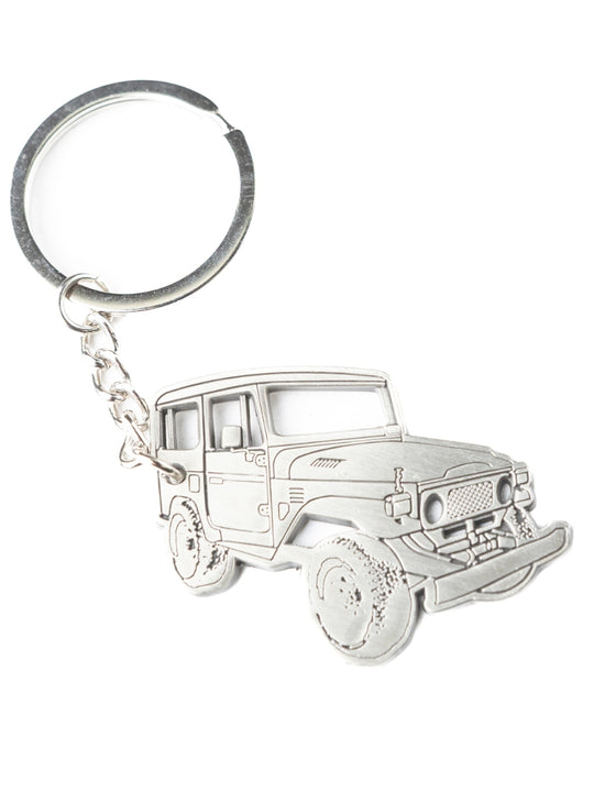 40 Series LandCruiser Metal Keyring
