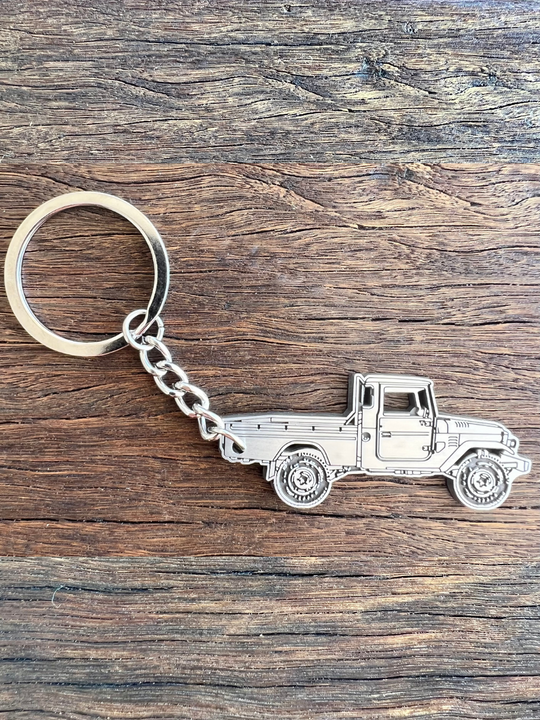 45 Series LandCruiser Metal Keyring