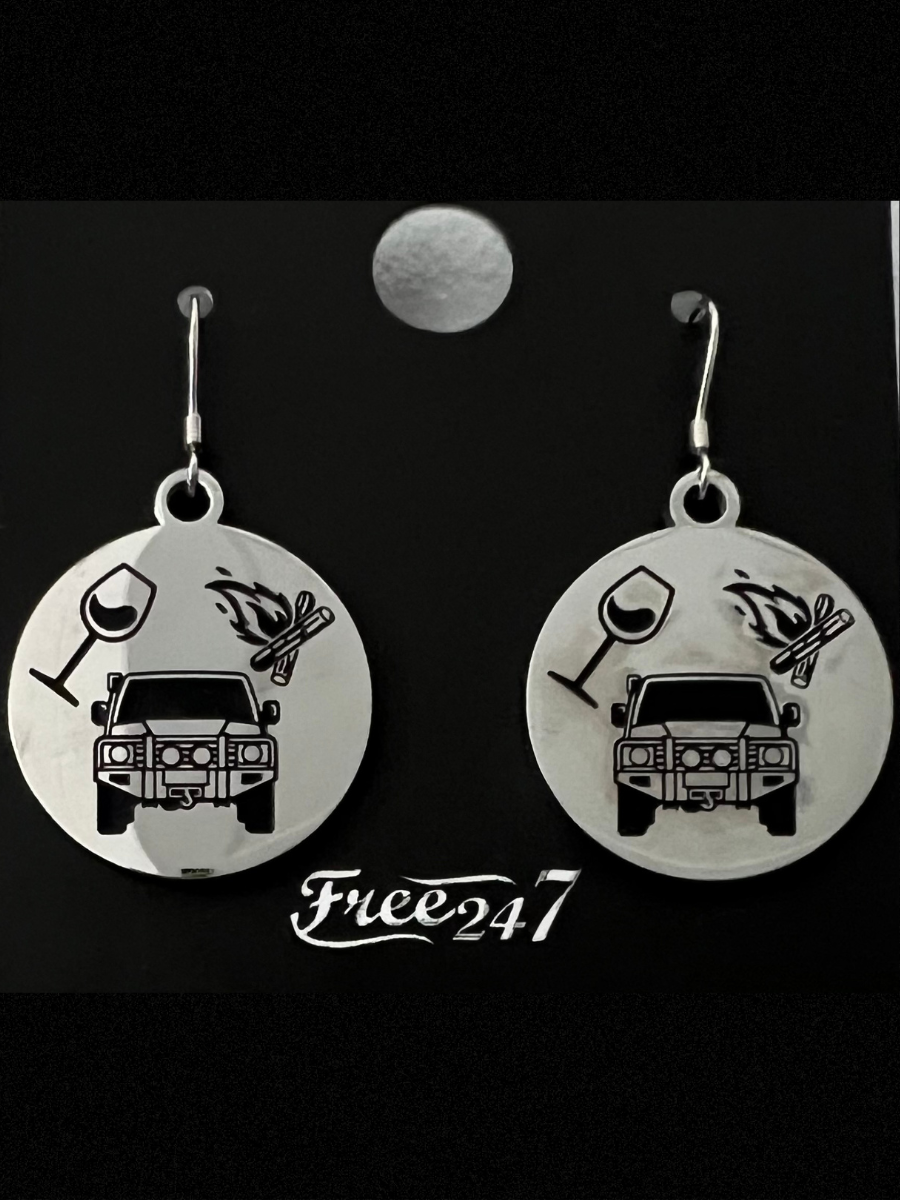4WD Life - Polished Earrings