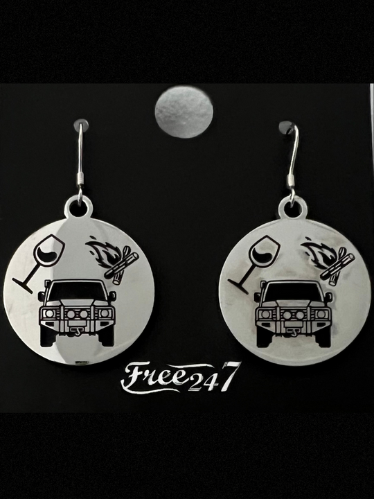 4WD Life - Polished Earrings