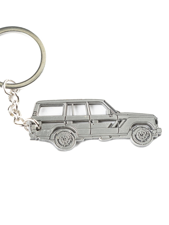 60 Series LandCruiser Metal Keychain