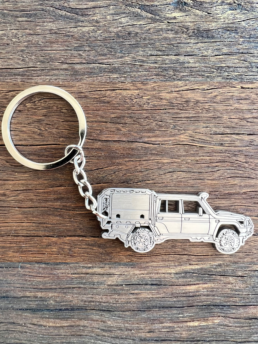 79 Series LandCruiser Metal Keyring