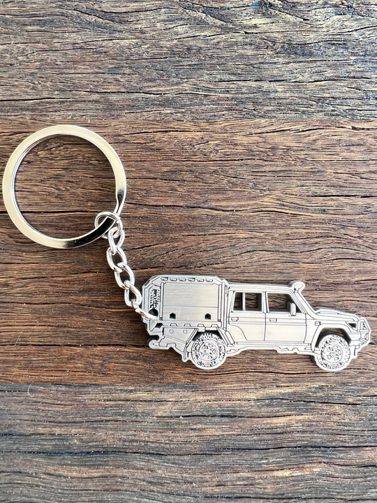 79 Series LandCruiser Metal Keyring