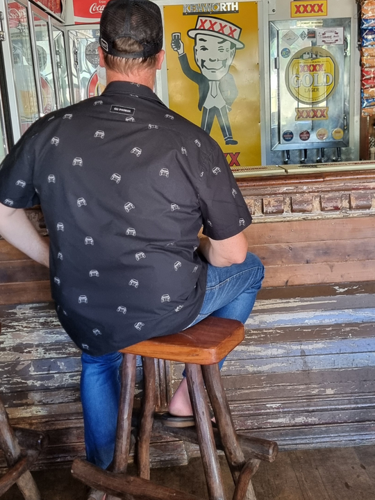 Black Dawn - GU Patrol Men's Button Up Shirt