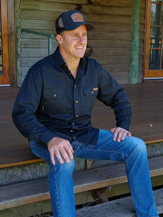 Embroidered 45 Series - Life Wear Button Up Shirt