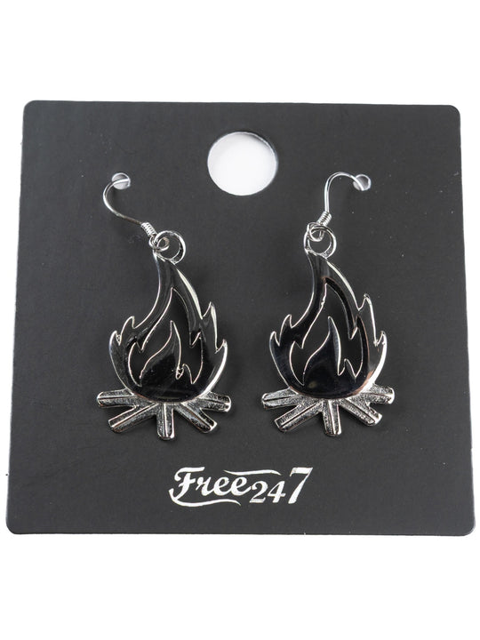 Campfire - Polished Earrings
