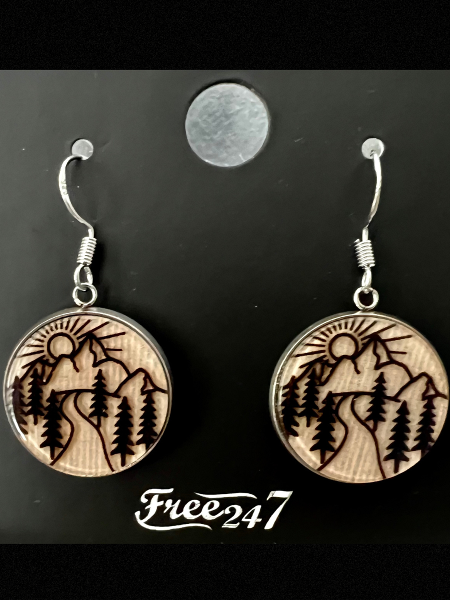 Mountain Trails - Earrings