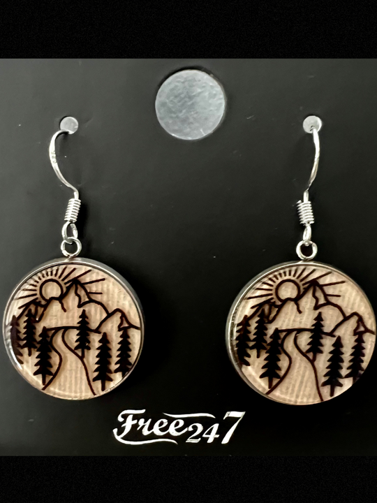 Mountain Trails - Earrings