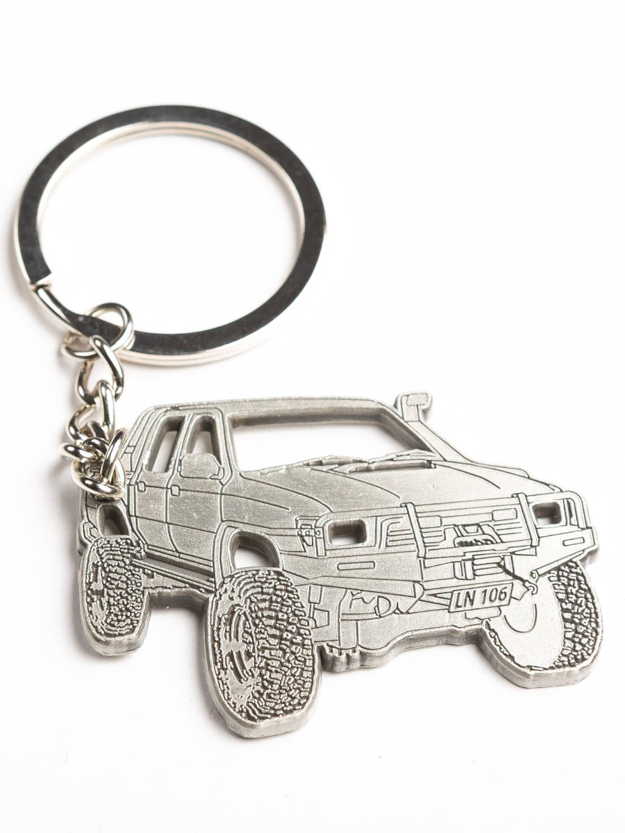 LN106 Toyota HiLux Metal Keyring