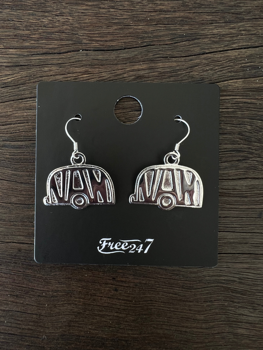 Retro Van - Polished Earrings