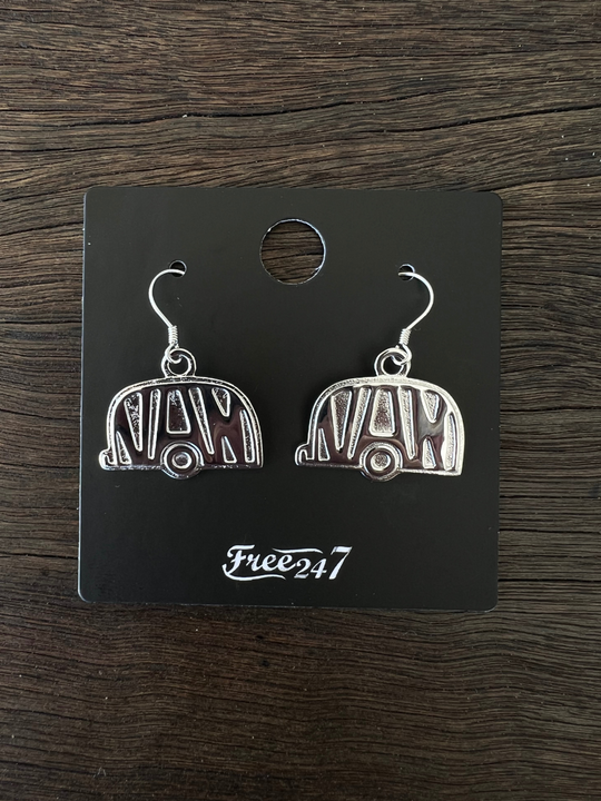 Retro Van - Polished Earrings