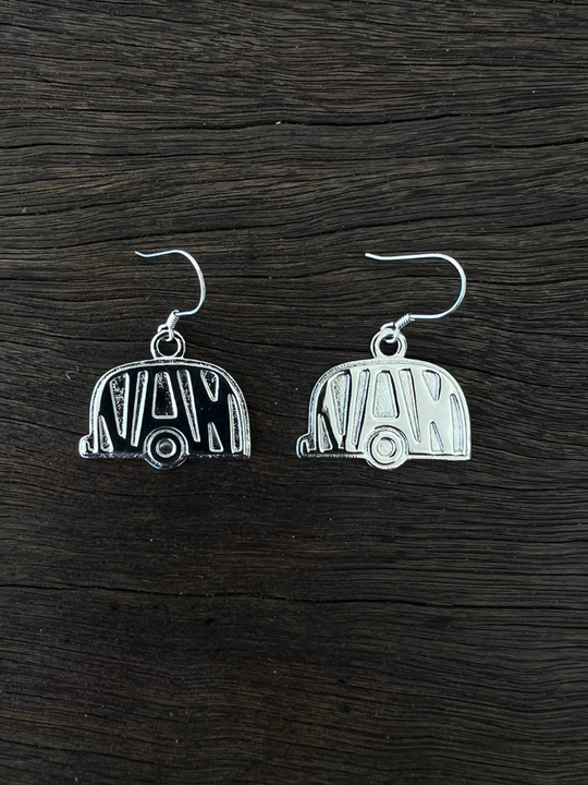 Retro Van - Polished Earrings