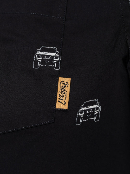 Black Dawn - GU Patrol Men's Button Up Shirt