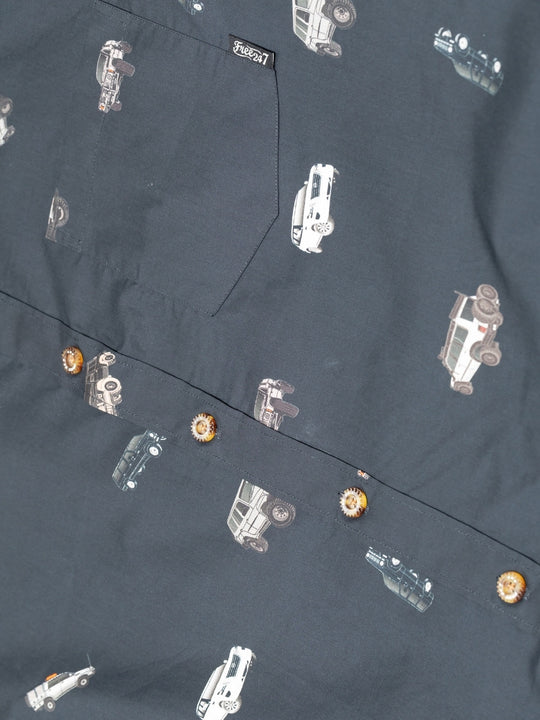 Dark Knight - Men's Casual Button Up Shirt