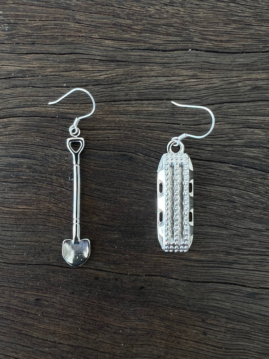 Bogged + Shovel - Polished Earrings