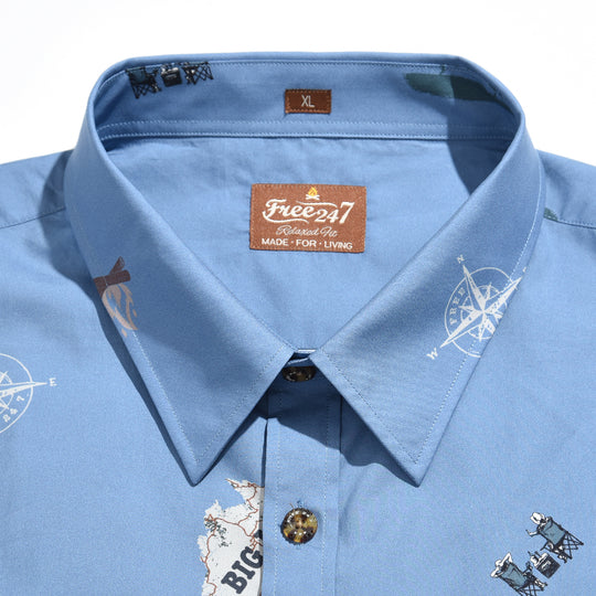 Big Lap - Men's Button Up Shirt