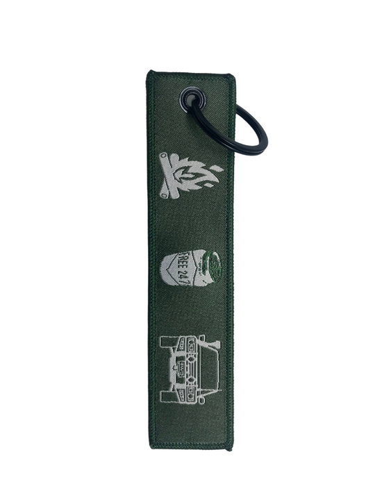 Fire Beer & 4WD - Keychain