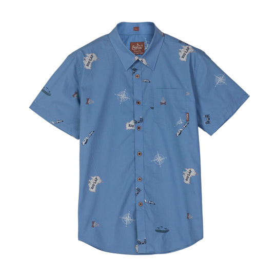 Big Lap - Men's Button Up Shirt