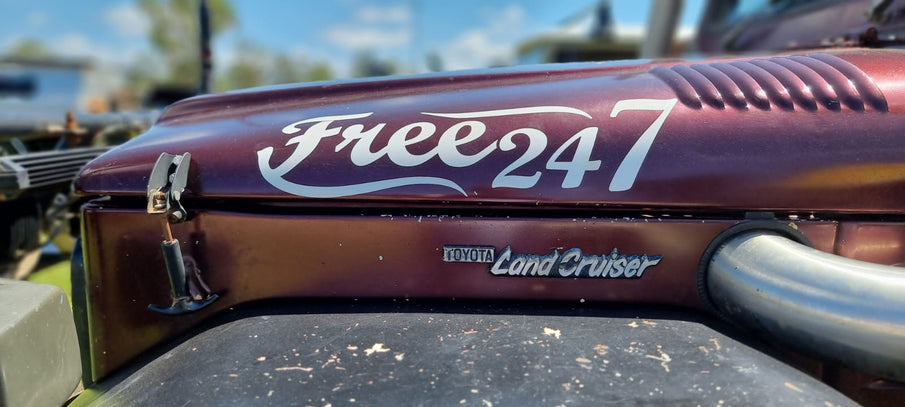 Free 24 7 does The Classic Landcruiser Expo and Car Show!