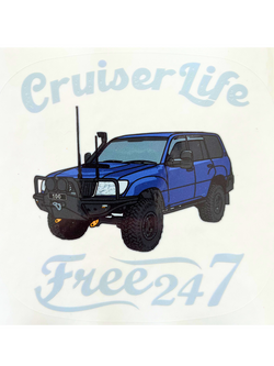 100 Series Cruiser Life - Window Sticker