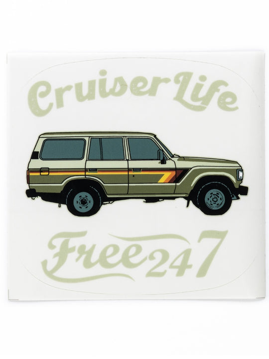 60 Series Cruiser Life - Window Sticker
