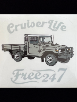 45 Series Cruiser Life - Window Sticker