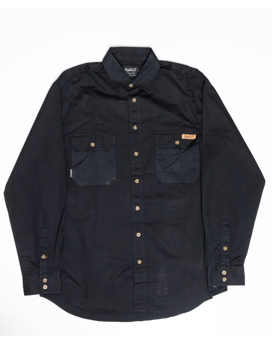 Embroidered 70 Series - Life Wear Button Up Shirt