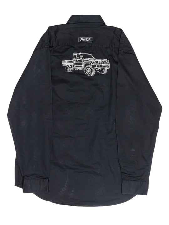 Embroidered 70 Series - Life Wear Button Up Shirt
