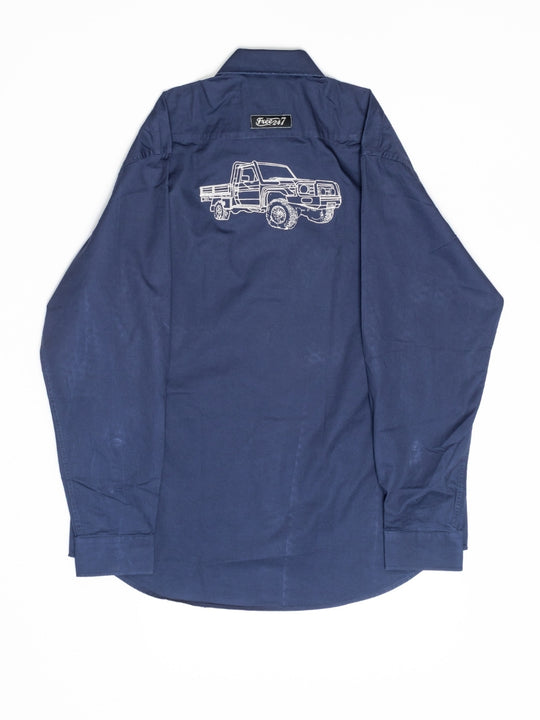 Embroidered 70 Series - Life Wear Button Up Shirt
