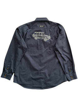 Embroidered 76 Series Land Cruiser - Life Wear Button Up Shirt