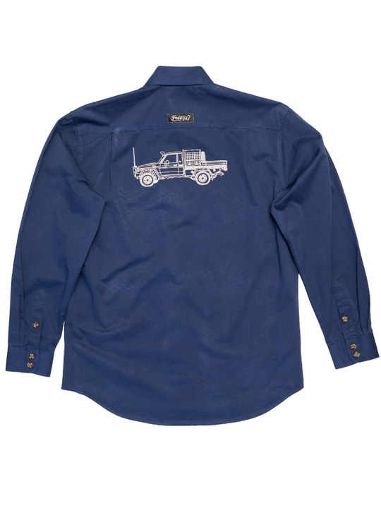 79 Series Single Cab Dogbox - Life Wear Button Up Shirt
