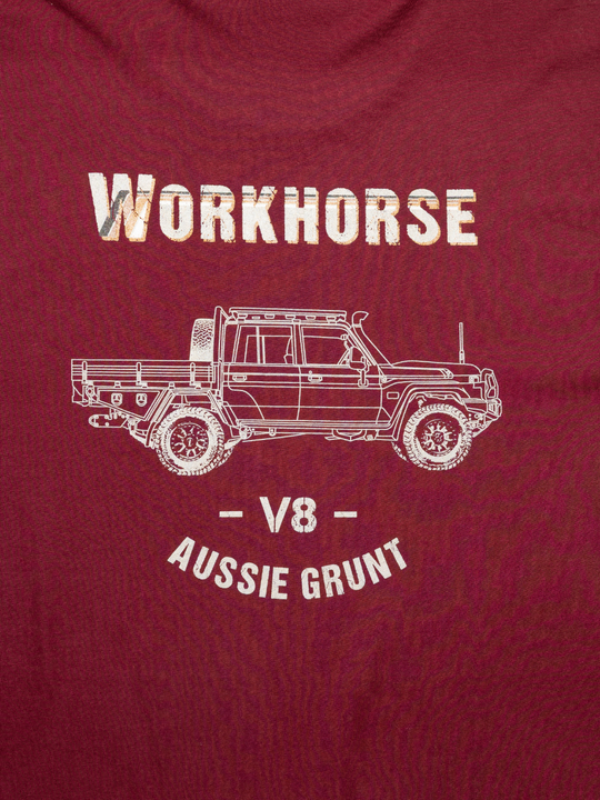 79 Series Land Cruiser Dual Cab - Workhorse Men’s T-Shirt
