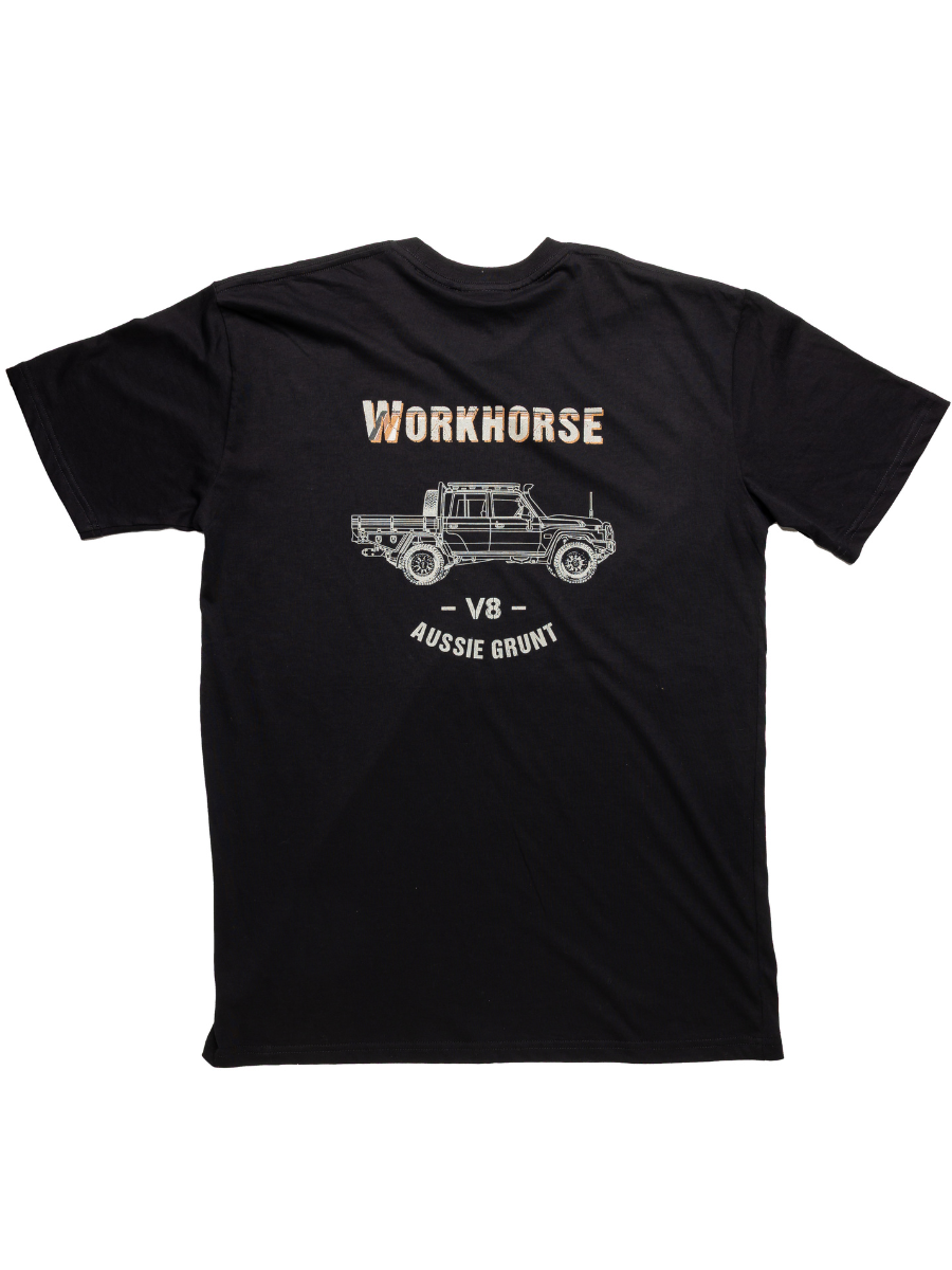 79 Series Land Cruiser Dual Cab - Workhorse Men’s T-Shirt