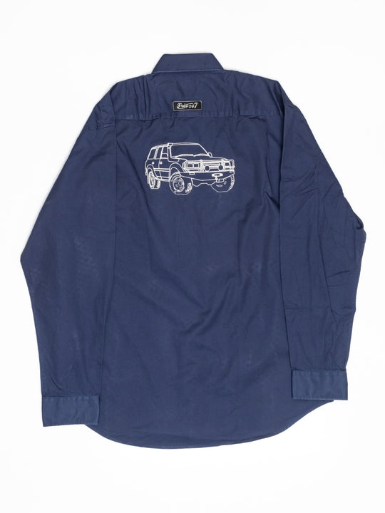 Embroidered 80 Series - Life Wear Button Up Shirt
