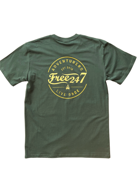 Adventurer's Men's T-Shirt - Pine Green