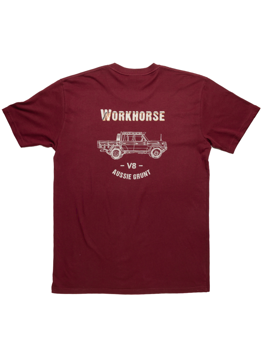 79 Series Land Cruiser Dual Cab - Workhorse Men’s T-Shirt
