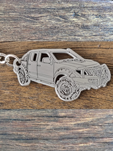 D40 Navara Metal Keyring