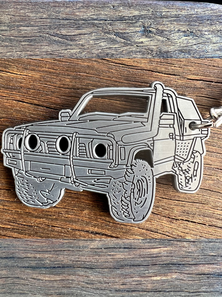 GQ Ute - Metal Keyring