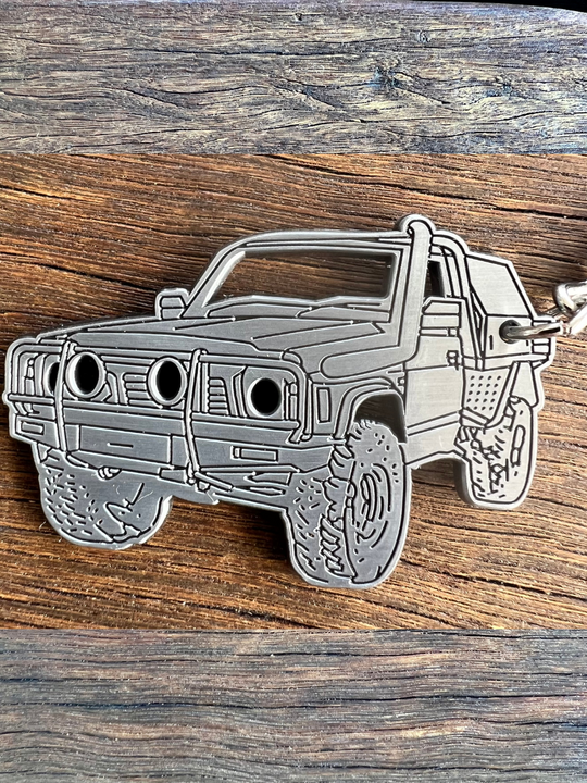 GQ Ute - Metal Keyring
