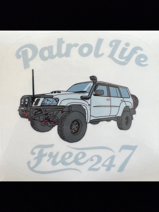 GU Patrol Life - Window Sticker