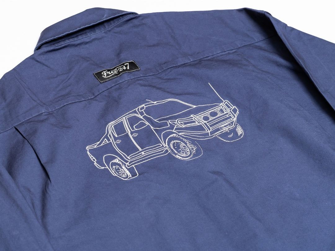 Embroidered HiLux- Life Wear Button Up Shirt