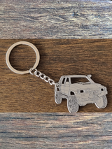 LN106 Toyota HiLux Metal Keyring