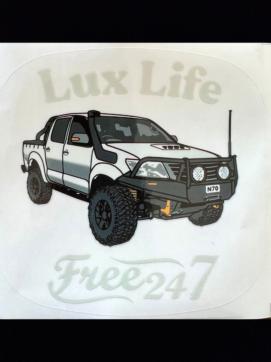 N70 Lux Life - Window Sticker