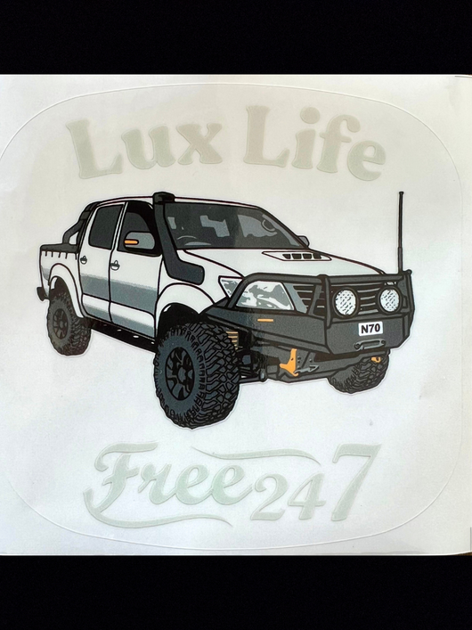 Lux Life - Window Sticker