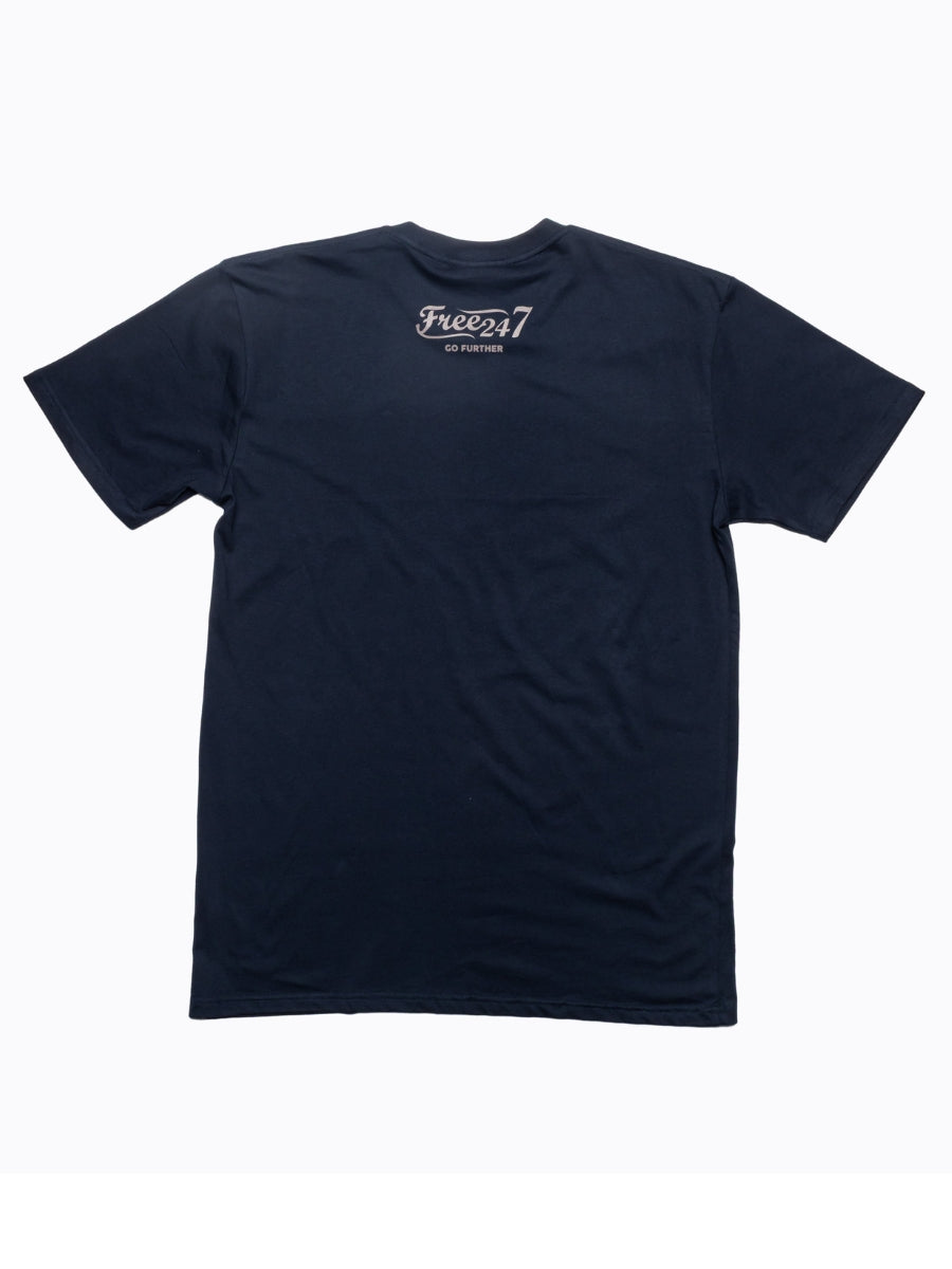 Makin Tracks Men's Navy T-Shirt