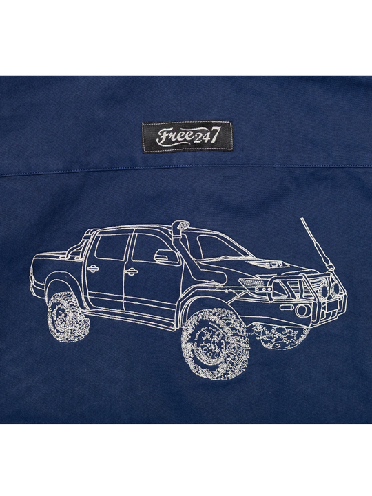 N70 HiLux Embroidered - Life Wear Button Up Shirt