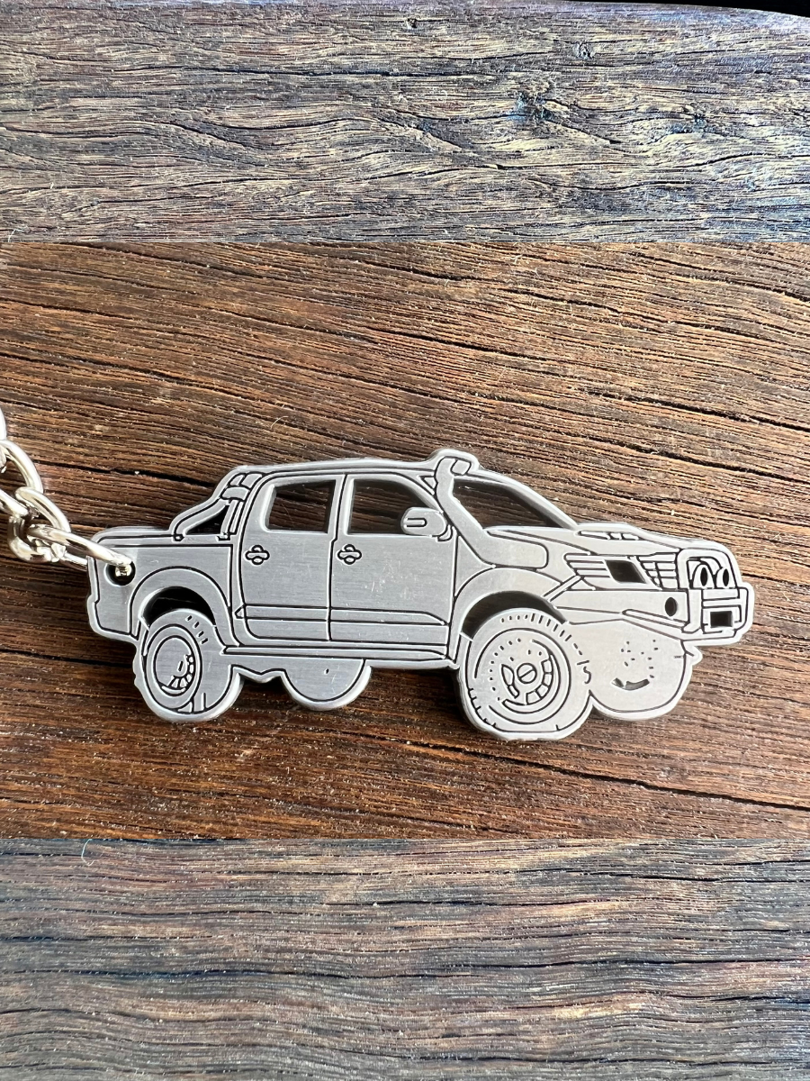 N70 HiLux - Metal Keyring