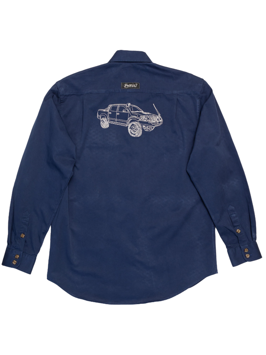 N70 HiLux Embroidered - Life Wear Button Up Shirt